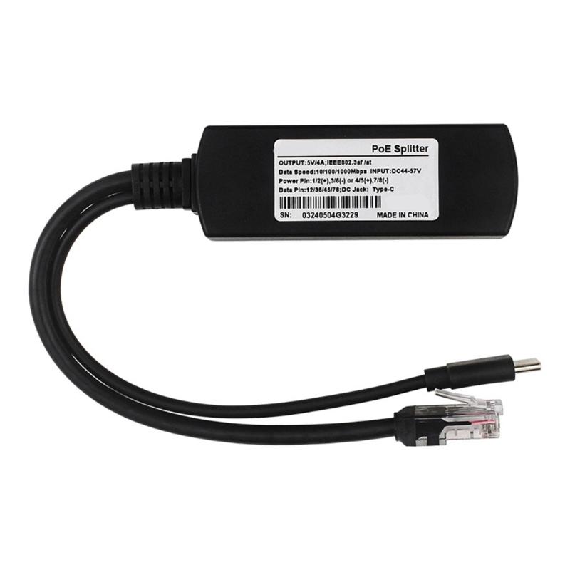 Gigabits PoE Splitters TypeC IEEE802.3af 10/100/1000Mbps Power over Ethernets for 5 Camera
Gigabits PoE Splitters TypeC IEEE802.3af 10/100/1000Mbps Power over Ethernets for 5 Camera