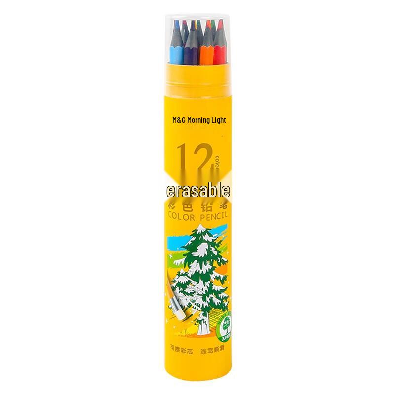M&G 12-Color Erasable Woodless Colored Pencils
M&G 12-Color Erasable Woodless Colored Pencils