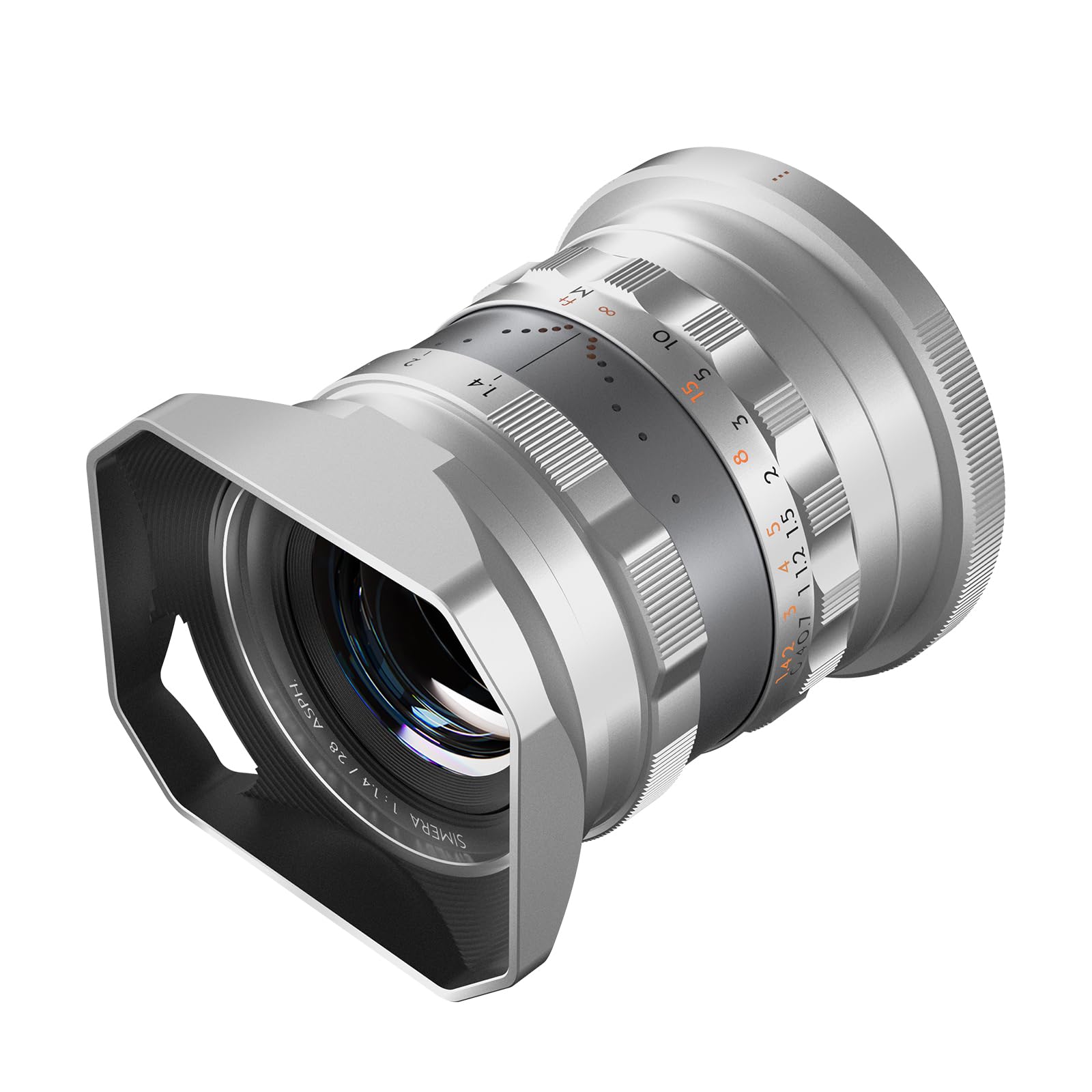 Thypoch SIMERA 28mm Lens for Nikon Z Mount Mirrorless Manual Silver F1.4 ASPH. Full-Frame Cameras, Focus,
Thypoch SIMERA 28mm Lens for Nikon Z Mount Mirrorless Manual Silver F1.4 ASPH. Full-Frame Cameras, Focus,