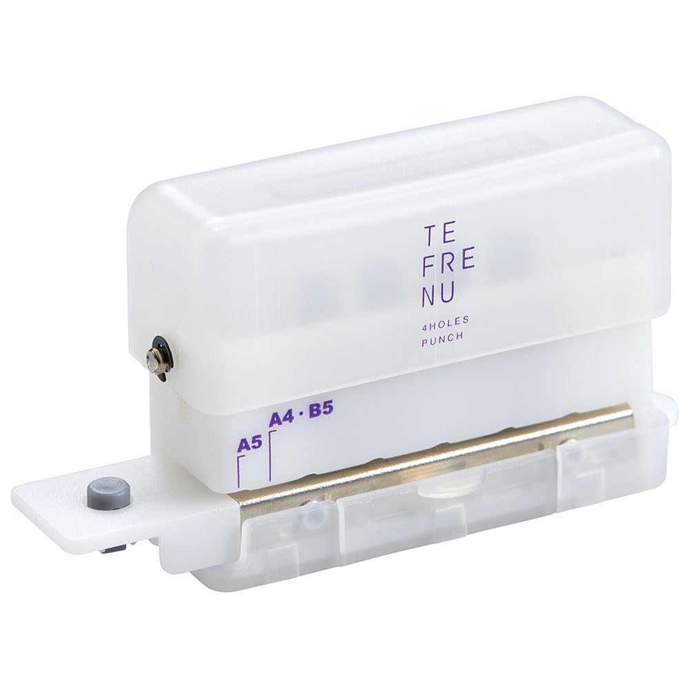 King Jim Teflane Mini 4-Hole Punch, White, TEP10-W белый
King Jim Teflane Mini 4-Hole Punch, White, TEP10-W белый