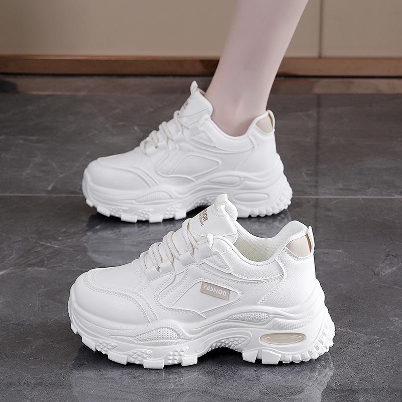 New Women Leather Low Top Shoes Student Sports Height Increasing Casual Shoes 40
New Women Leather Low Top Shoes Student Sports Height Increasing Casual Shoes 40