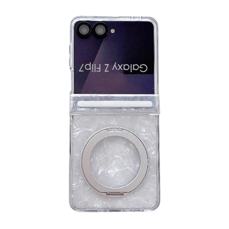 Stylish Magnetic Shell Texture Rotating Stand Case for Samsung Z Flip7 Z Flip7 FE
Stylish Magnetic Shell Texture Rotating Stand Case for Samsung Z Flip7 Z Flip7 FE