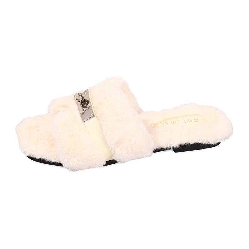 Internet celebrity fluffy slippers women wear 2025 autumn and winter new thick bottom one-word drag small fragrant trend plush slippers 35
Internet celebrity fluffy slippers women wear 2025 autumn and winter new thick bottom one-word drag small fragrant trend plush slippers 35