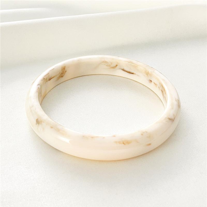 Marble Multi-color Bracelet Female Retro Round Semi-transparent Acrylic Personality Boudoir Imitation Jade Bangle Fashion Jewelr
Marble Multi-color Bracelet Female Retro Round Semi-transparent Acrylic Personality Boudoir Imitation Jade Bangle Fashion Jewelr
