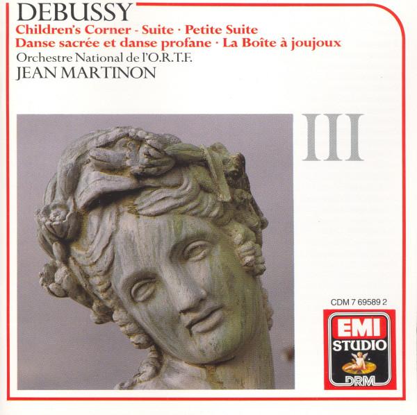 CD DEBUSSY; MARTINON - Complete Orchestral Works 3 CDM7695892 EMI 1989 Europe Classical Used
CD DEBUSSY; MARTINON - Complete Orchestral Works 3 CDM7695892 EMI 1989 Europe Classical Used