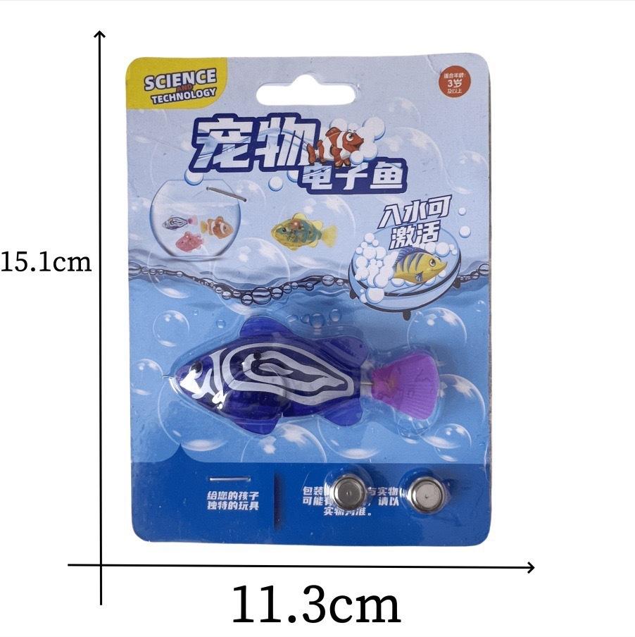 1 шт. Механічна електронна рибка-домашня тварина, Імітаційна іграшка-маленька рибка, Починає плавати при потраплянні у воду, Світиться та блимає, Не потрібно годувати фіолетовий
1 шт. Механічна електронна рибка-домашня тварина, Імітаційна іграшка-маленька рибка, Починає плавати при потраплянні у воду, Світиться та блимає, Не потрібно годувати фіолетовий
