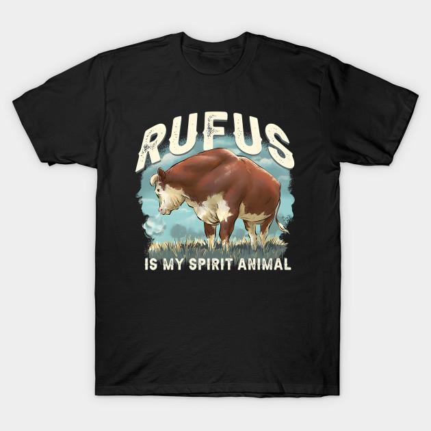 Мужская черная футболка с принтом Rufus The Bull Rufus Is My Spirit Animal Печать на трансферной бумаге без вырезания Хлопковая футболка 4XL чёрный
Мужская черная футболка с принтом Rufus The Bull Rufus Is My Spirit Animal Печать на трансферной бумаге без вырезания Хлопковая футболка 4XL чёрный