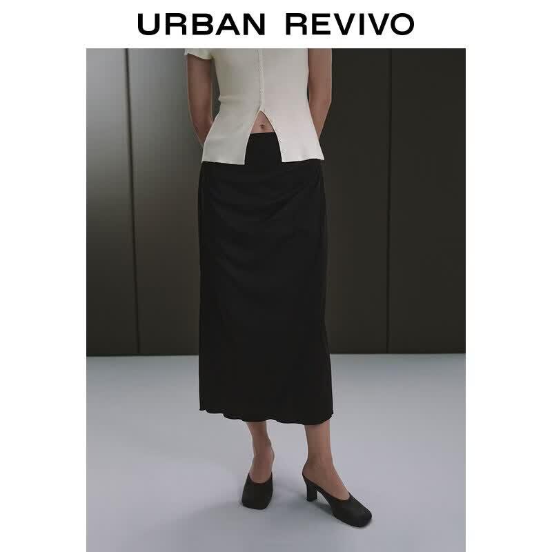 UR Women s Draped Solid Color Midi Skirt M
UR Women s Draped Solid Color Midi Skirt M