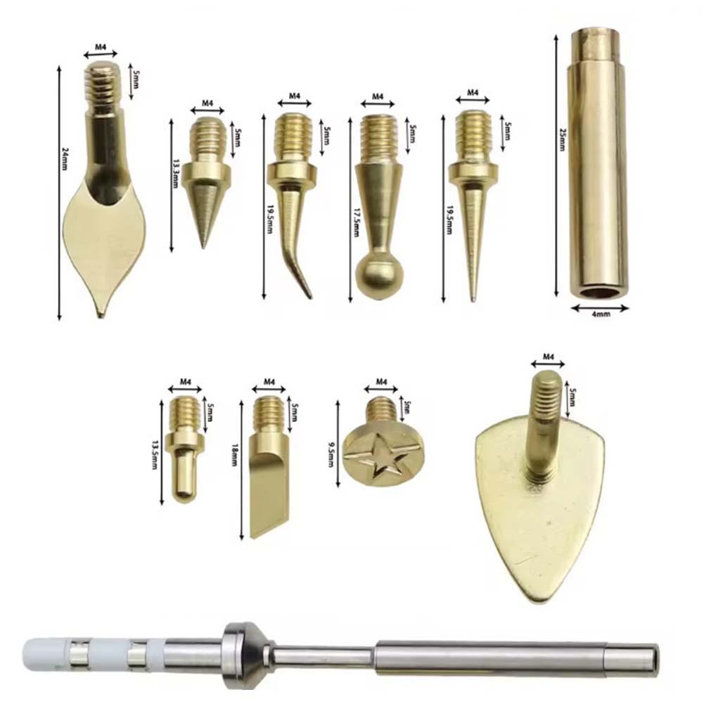 1set TS100 Thermal Insert Nut Trimming Tool Soldering Iron Tip Dressing Tool For 3D Printing Materials Engraving Hot-melt Crafts
1set TS100 Thermal Insert Nut Trimming Tool Soldering Iron Tip Dressing Tool For 3D Printing Materials Engraving Hot-melt Crafts