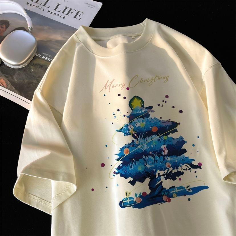 Merry Christmas unisex Christmas tree unisex short sleeved T-shirt top XS
Merry Christmas unisex Christmas tree unisex short sleeved T-shirt top XS