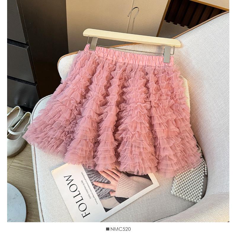 Korean Ballet-Inspired High-Waisted Ruffled Mesh A-Line Layered Skirt for Women, Autumn 2025 One Size
Korean Ballet-Inspired High-Waisted Ruffled Mesh A-Line Layered Skirt for Women, Autumn 2025 One Size