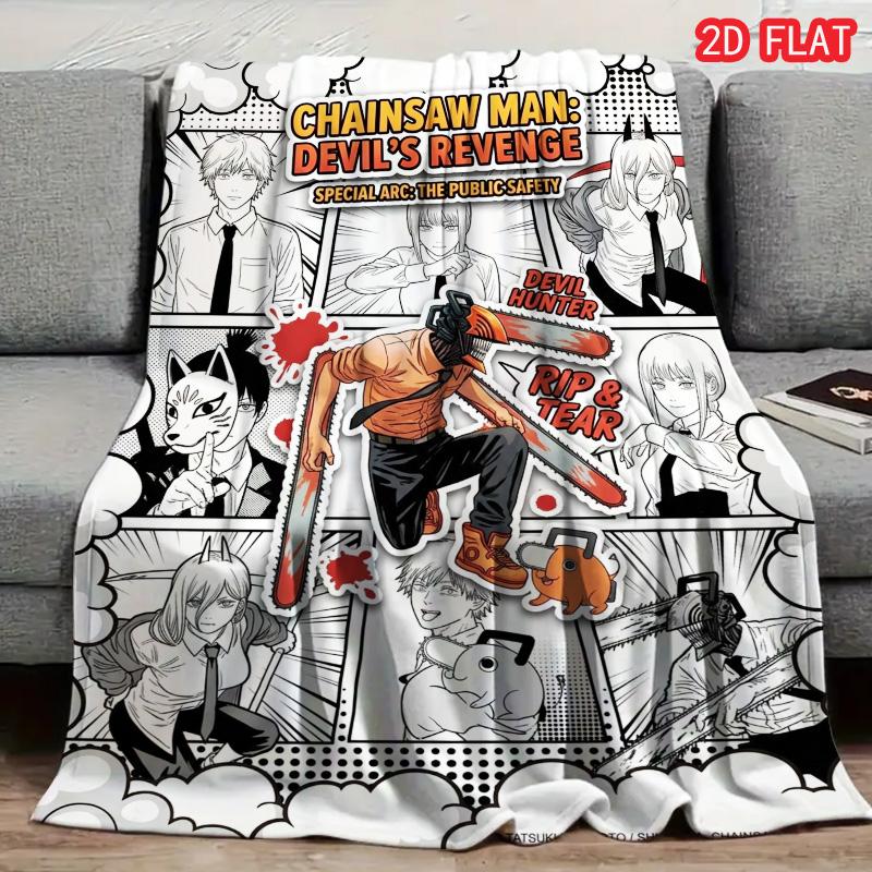 Rage Chainsaw Man Print FlAannel Blanket, High quality Comfortable for All Seasons, Home Decor, Warmth and Comfort 80cm x 120cm
Rage Chainsaw Man Print FlAannel Blanket, High quality Comfortable for All Seasons, Home Decor, Warmth and Comfort 80cm x 120cm
