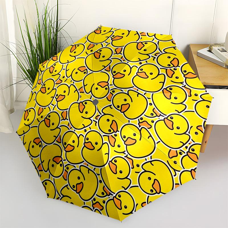 Duck Pattern Themed Automatic Opening and Closing Umbrella, Compact Travel Umbrella, Lightweight and Portable, Suitable for Beach Commuting
Duck Pattern Themed Automatic Opening and Closing Umbrella, Compact Travel Umbrella, Lightweight and Portable, Suitable for Beach Commuting