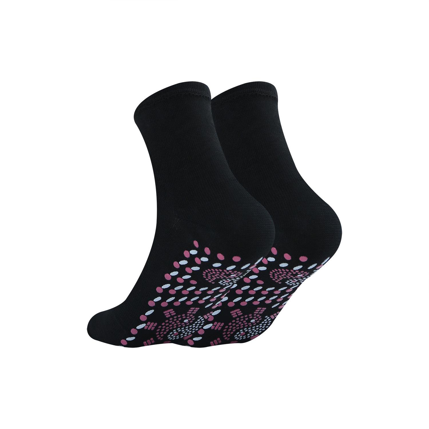 Self-Heating Acupressure Mid-Calf Socks One Size чёрный
Self-Heating Acupressure Mid-Calf Socks One Size чёрный