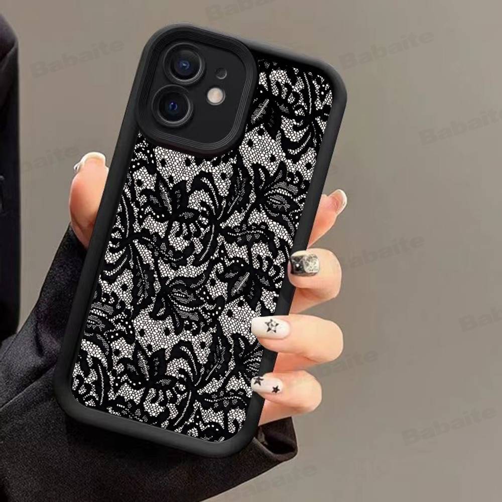 Black Lace Pattern Personalized Mobile Phone Case For IPhone 17 16 15 13 11 12 14 Pro Max Plus Silicone Cover Shell iPhone 12pro max
Black Lace Pattern Personalized Mobile Phone Case For IPhone 17 16 15 13 11 12 14 Pro Max Plus Silicone Cover Shell iPhone 12pro max