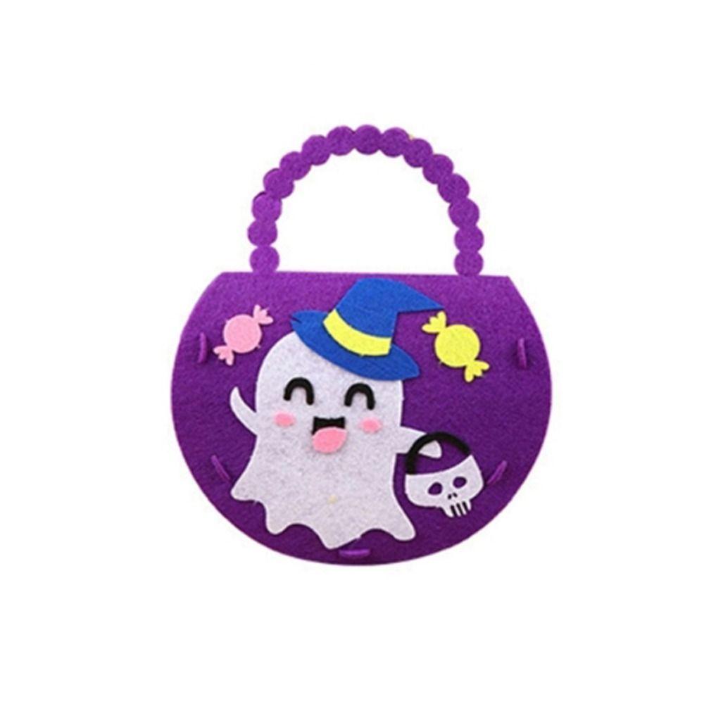 Crafts Felt Bag Non-woven Fabric Handbag Trick or Treat Gift Basket Kindergarten B
Crafts Felt Bag Non-woven Fabric Handbag Trick or Treat Gift Basket Kindergarten B