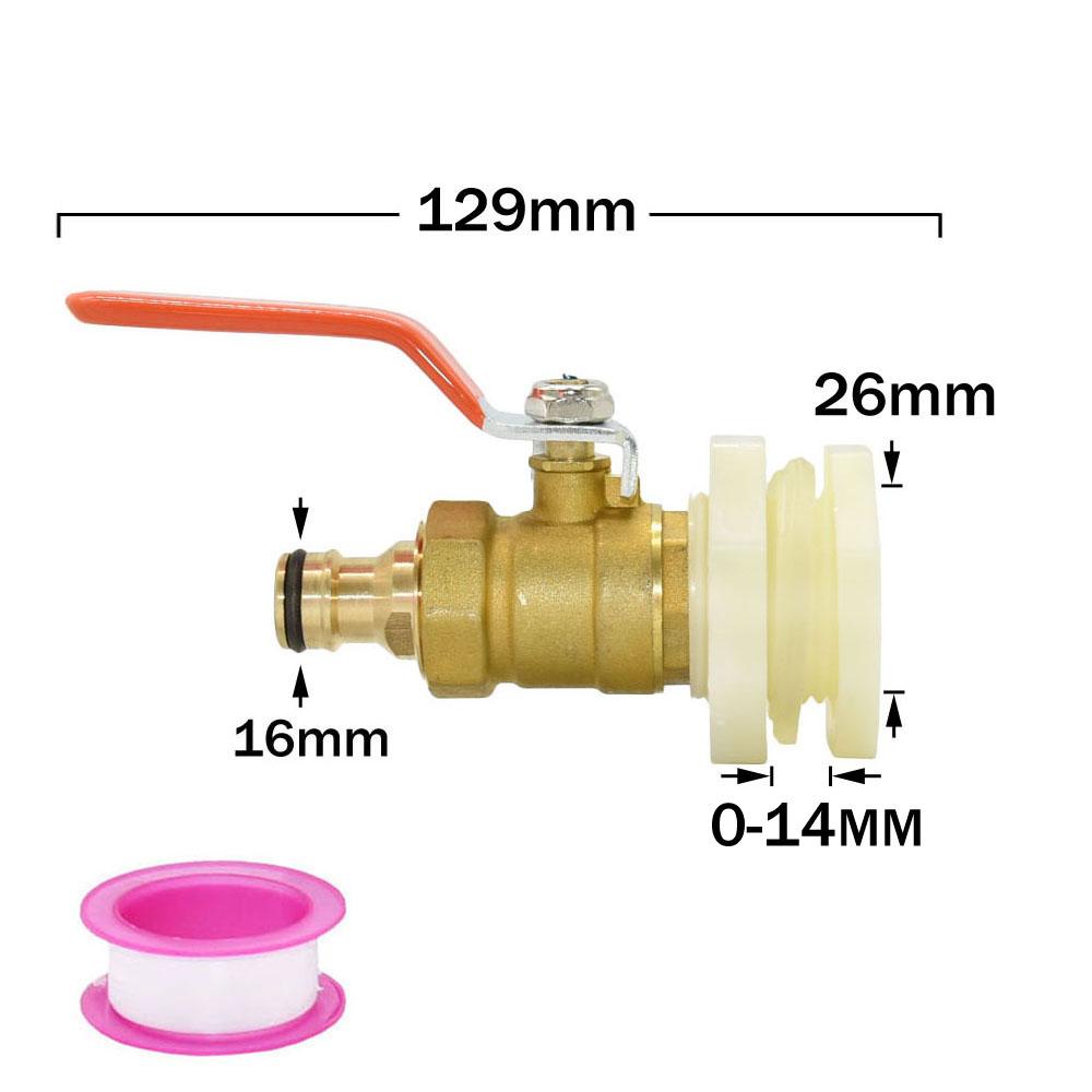 IBC Tank Adapter Valve S60 x 16mm Nipple Tap Quick Connect Brass Metal Watering Pipe Fitting For 1000L Outdoor Rainwater Bucket
IBC Tank Adapter Valve S60 x 16mm Nipple Tap Quick Connect Brass Metal Watering Pipe Fitting For 1000L Outdoor Rainwater Bucket