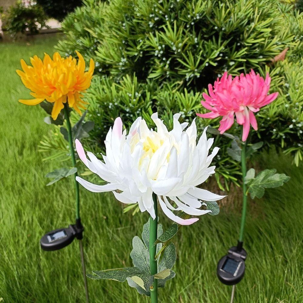 Simulation Flower Chrysanthemum LED Solar Light Waterproof Solar Flower Lamp Courtyard рожевий
Simulation Flower Chrysanthemum LED Solar Light Waterproof Solar Flower Lamp Courtyard рожевий