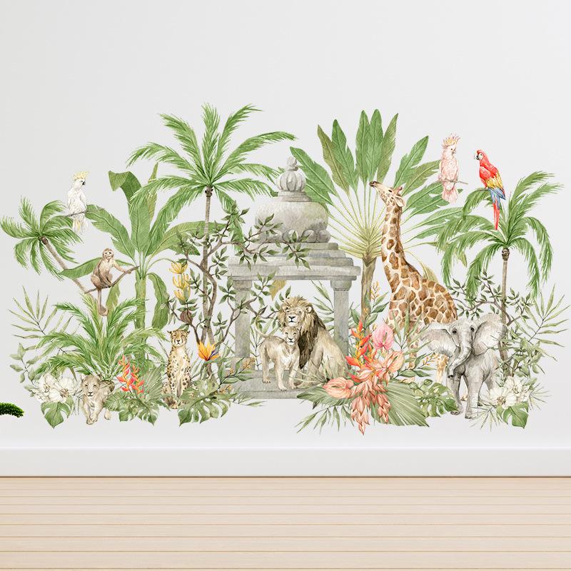 Nordic Tropical Jungle Palm Wall Decor: Self-Adhesive, Removable Stickers for Living Room & Bedroom.
Nordic Tropical Jungle Palm Wall Decor: Self-Adhesive, Removable Stickers for Living Room & Bedroom.