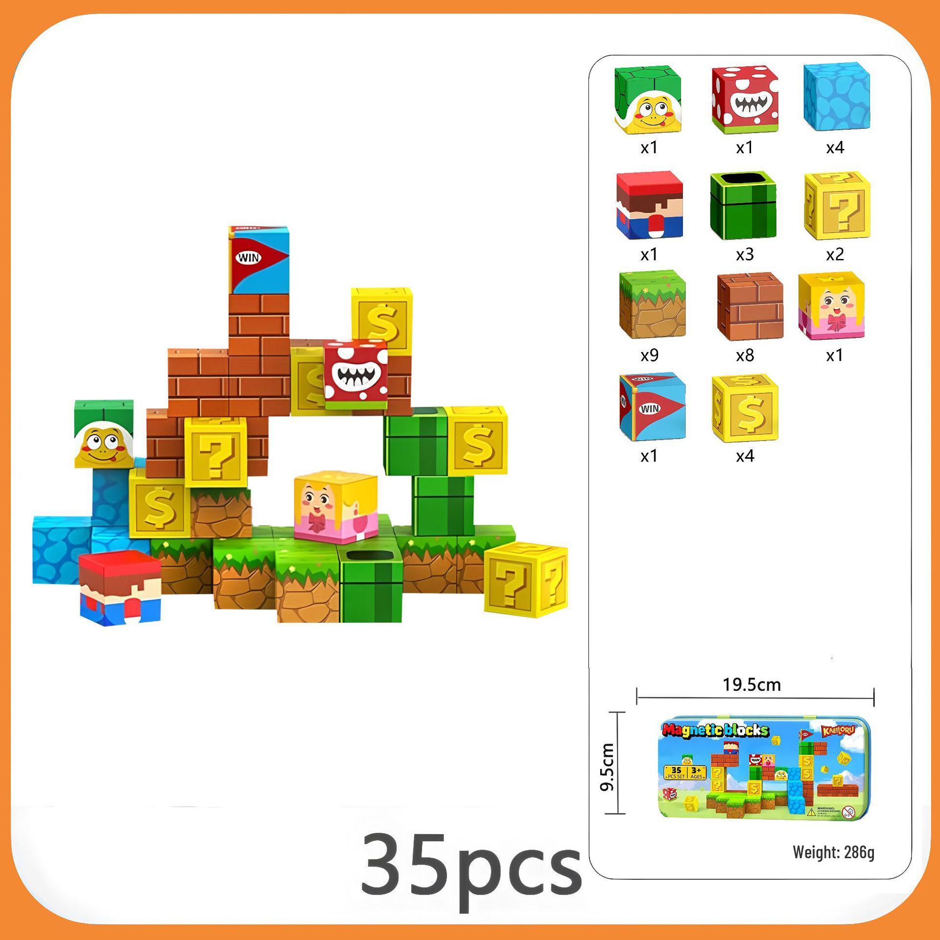 Cross-Border Magnetic Building Cubes - Educational Travel Toy Gift in Tin Box for Kids
Cross-Border Magnetic Building Cubes - Educational Travel Toy Gift in Tin Box for Kids