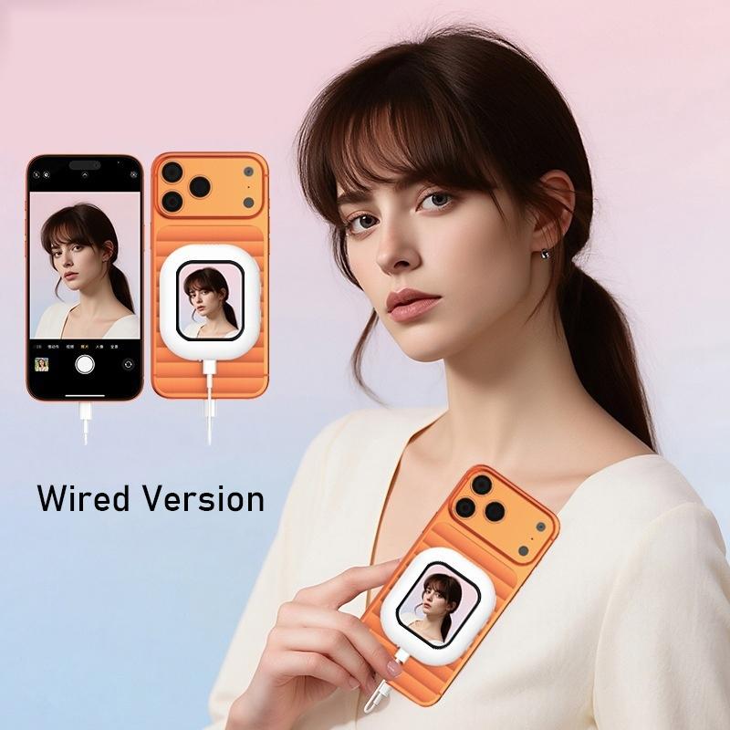 Mini Phone Vlog Selfie Monitor Screen Wireless/Wired Magnetic Back Camera Monitor for iPhone/Android Built-in Speaker Wired Version-A
Mini Phone Vlog Selfie Monitor Screen Wireless/Wired Magnetic Back Camera Monitor for iPhone/Android Built-in Speaker Wired Version-A