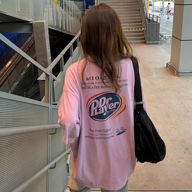Pull frame cotton spring and summer new large size loose Hong Kong flavor short-sleeved t-shirt women XL світло-фіолетового кольору
Pull frame cotton spring and summer new large size loose Hong Kong flavor short-sleeved t-shirt women XL світло-фіолетового кольору