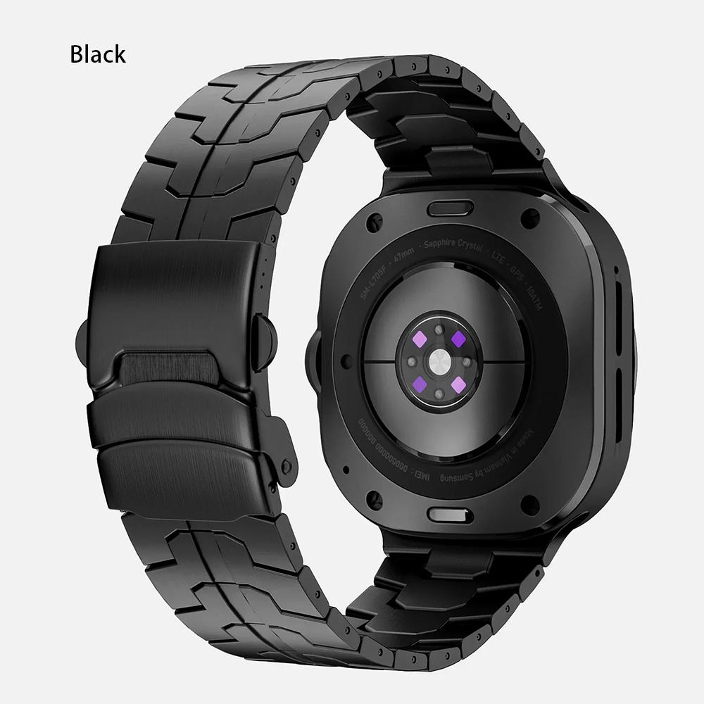 Титановый роскошный ремешок для Samsung Galaxy Watch Ultra 47 мм, ремешок для SAMSUNG ULTRA GALAXY 47 мм, мужской ремешок для часов Galaxy Ultra, браслет Galaxy Watch7 Ultra 47mm чёрный
Титановый роскошный ремешок для Samsung Galaxy Watch Ultra 47 мм, ремешок для SAMSUNG ULTRA GALAXY 47 мм, мужской ремешок для часов Galaxy Ultra, браслет Galaxy Watch7 Ultra 47mm чёрный