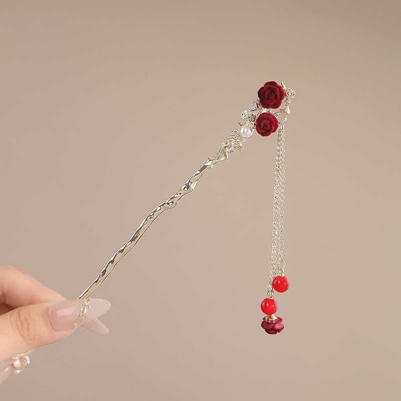 Ретро Роза Заколка для волос для женщин Китайский стиль Кисточка Палочка для волос Заколки для волос Цветок Ручной работы Заколки для волос День святого Валентина Головной убор
Ретро Роза Заколка для волос для женщин Китайский стиль Кисточка Палочка для волос Заколки для волос Цветок Ручной работы Заколки для волос День святого Валентина Головной убор