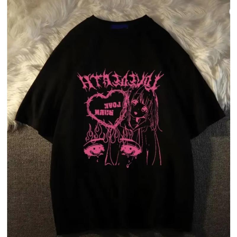 Harajuku Tshirt Women Anime Tshirt Clothes Summer Pattern Tops Tshirt Women Japanese Streetwear Womens Clothing Fashion 4XL
Harajuku Tshirt Women Anime Tshirt Clothes Summer Pattern Tops Tshirt Women Japanese Streetwear Womens Clothing Fashion 4XL