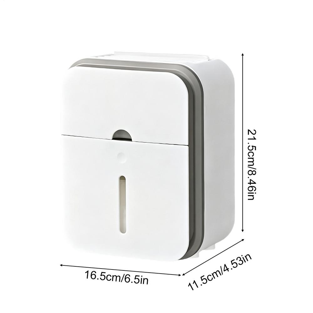 Toilet Paper Storage Holder Double-layer Dustproof Waterproof Storage No-Drill Organizer Wall Mounted Bathroom Tissue Holder серый
Toilet Paper Storage Holder Double-layer Dustproof Waterproof Storage No-Drill Organizer Wall Mounted Bathroom Tissue Holder серый
