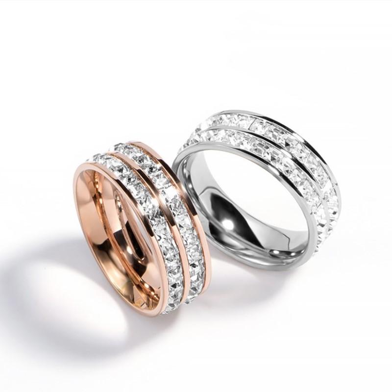 Stainless Steel Double Row CZ Eternity Ring Wedding Band for Women Men Size 3-10 10 рожевий колір золота
Stainless Steel Double Row CZ Eternity Ring Wedding Band for Women Men Size 3-10 10 рожевий колір золота