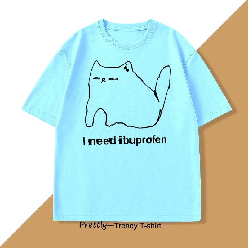 I Need Ibuprofen Funny Cat T Shirt Cotton Short Sleeve Graphic T Shirts Casual Round Neck Streetwear Harajuku TShirt Unisex 4XL
I Need Ibuprofen Funny Cat T Shirt Cotton Short Sleeve Graphic T Shirts Casual Round Neck Streetwear Harajuku TShirt Unisex 4XL