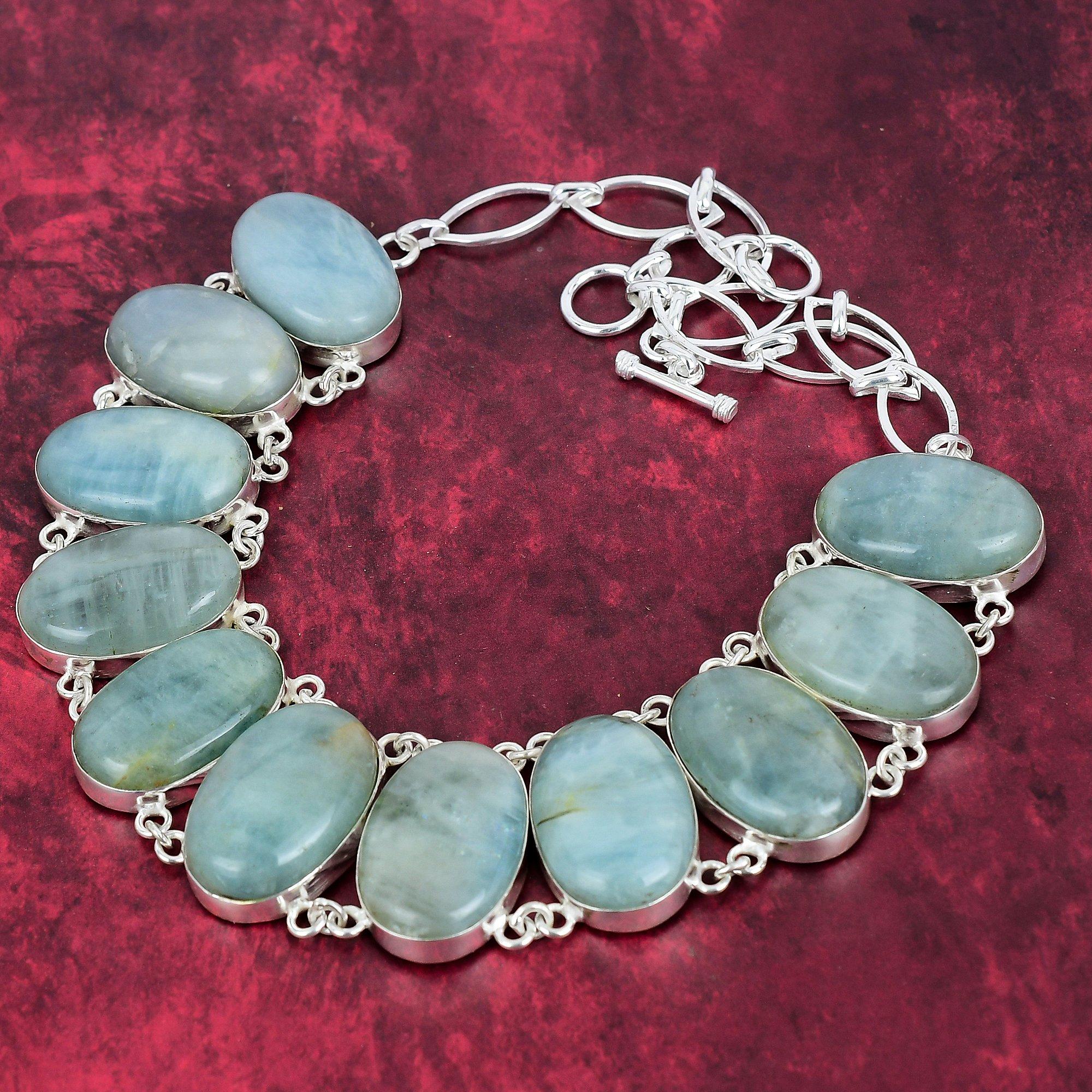 Ожерелье из чистого серебра 925 пробы с аквамарином и регулируемой цепочкой, ювелирное ожерелье ручной работы из драгоценных камней на День памяти Adjustable with 18 inches синий
Ожерелье из чистого серебра 925 пробы с аквамарином и регулируемой цепочкой, ювелирное ожерелье ручной работы из драгоценных камней на День памяти Adjustable with 18 inches синий