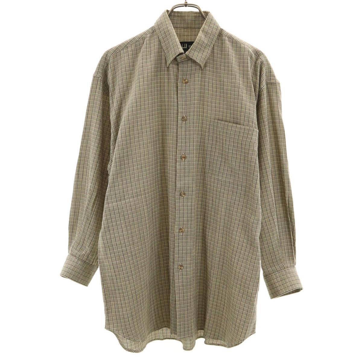 Dunhill шерстяная смесь Клетчатый узор Рубашка с длинным рукавом на пуговицах M серый Мужская Б/у
Dunhill шерстяная смесь Клетчатый узор Рубашка с длинным рукавом на пуговицах M серый Мужская Б/у