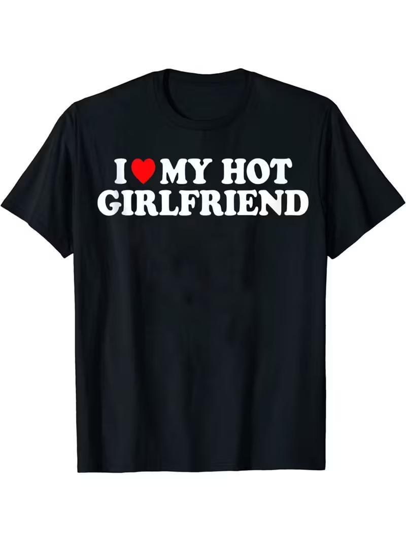 I Love My Girlfriend Neutral Graphic Tee Couple Relationship Matching Style Casual Loose Travel Daily Fashion Streetwear S
I Love My Girlfriend Neutral Graphic Tee Couple Relationship Matching Style Casual Loose Travel Daily Fashion Streetwear S
