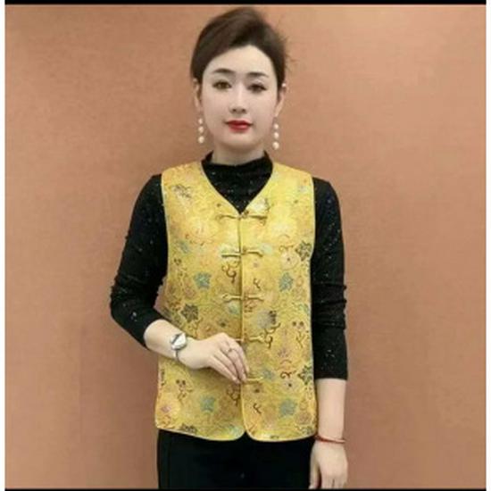 Spring Chinese-Style Vest for Middle-Aged & Elderly Women - Ideal for Mother s Spring & Autumn Wear 2XL жёлтый
Spring Chinese-Style Vest for Middle-Aged & Elderly Women - Ideal for Mother s Spring & Autumn Wear 2XL жёлтый