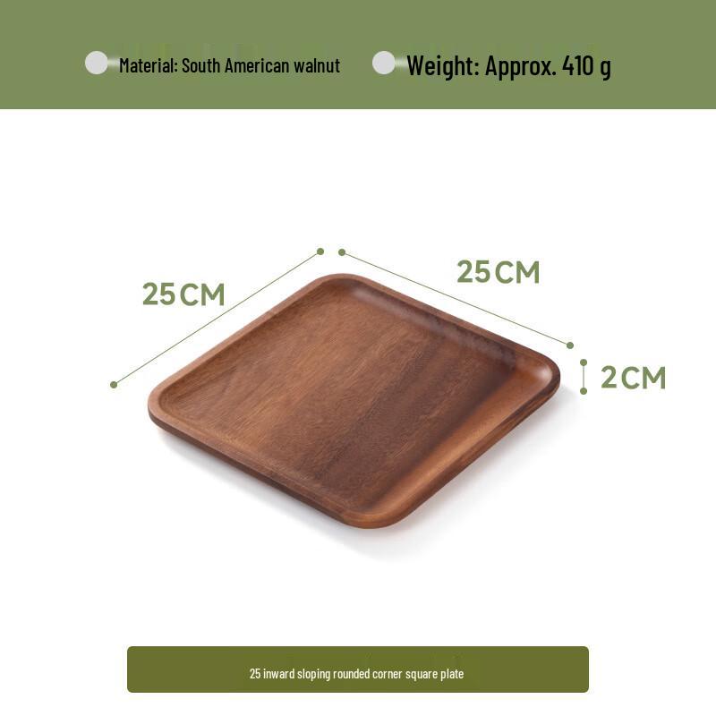 ZISIZ Walnut Wood Serving Tray
ZISIZ Walnut Wood Serving Tray