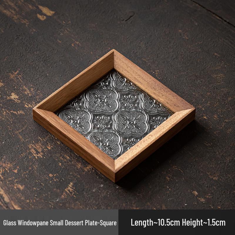 Изысканная тарелка для чая и десерта из орехового дерева с цветком бегонии
Изысканная тарелка для чая и десерта из орехового дерева с цветком бегонии