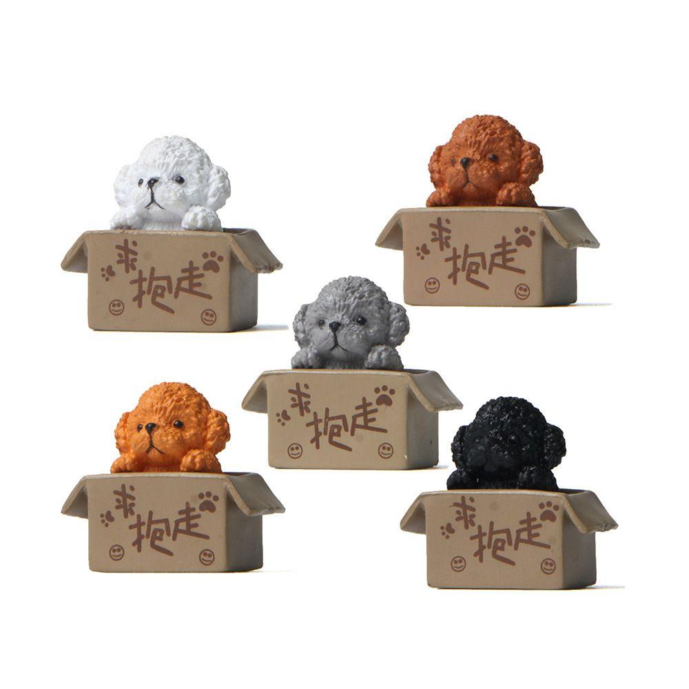 Puppy Teddy Miniature Animal Doll Dog Figurines Miniature Landscape Decor Flowerpot Decoration 5PCS/Set
Puppy Teddy Miniature Animal Doll Dog Figurines Miniature Landscape Decor Flowerpot Decoration 5PCS/Set