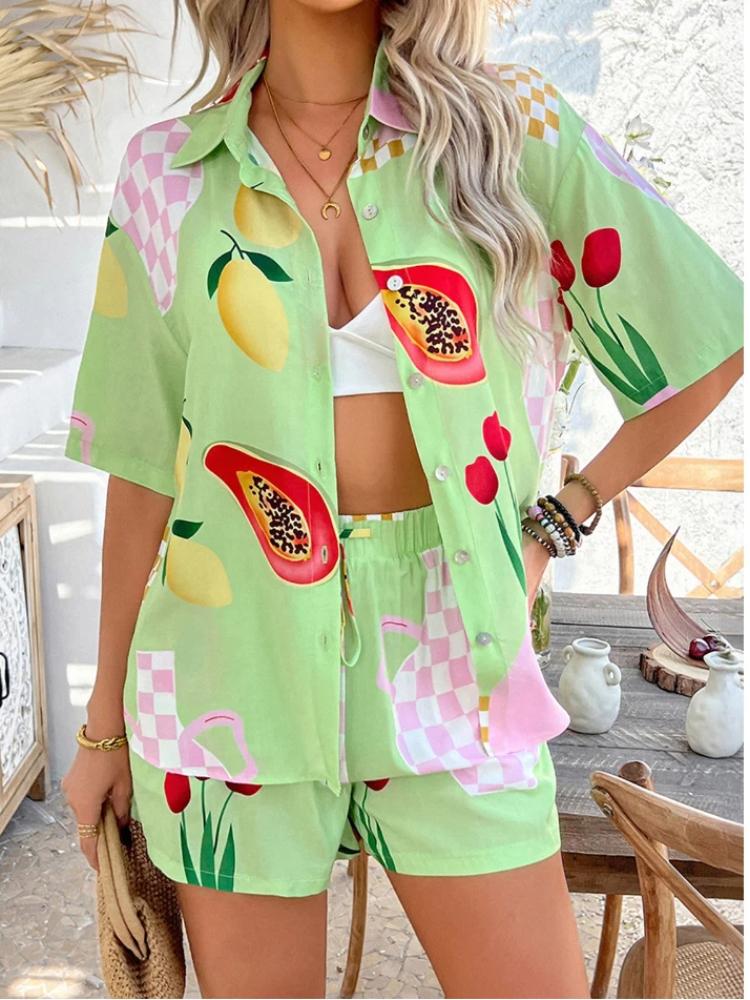Elegant Summer Women s Casual Loose Printed Short Pants Sets For Women Two Pieces Set Female Outfit Clothes S
Elegant Summer Women s Casual Loose Printed Short Pants Sets For Women Two Pieces Set Female Outfit Clothes S