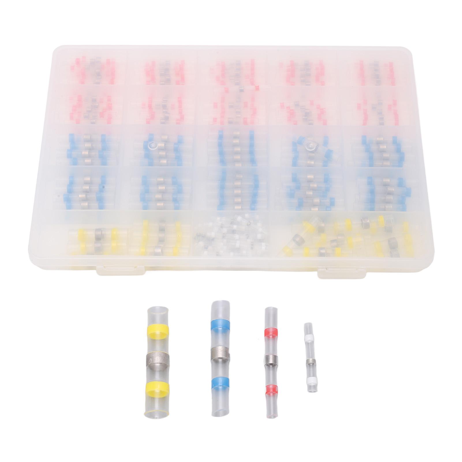 270Pcs Heat Shrink Butt Connector Waterproof Solder Insulated Electrical Wire Terminal
270Pcs Heat Shrink Butt Connector Waterproof Solder Insulated Electrical Wire Terminal