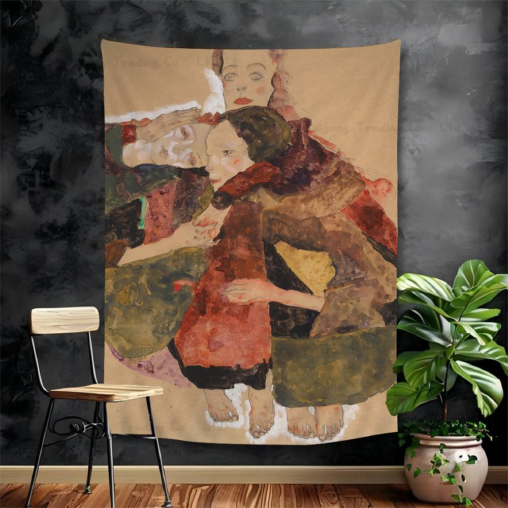 Klimt And Schiele Art Exhibition Hanging Bohemian Tapestry Cheap Hippie Bohemian Wall Tapestries Mandala Wall Hanging Home Decor 74x94cm(29x37in)
Klimt And Schiele Art Exhibition Hanging Bohemian Tapestry Cheap Hippie Bohemian Wall Tapestries Mandala Wall Hanging Home Decor 74x94cm(29x37in)