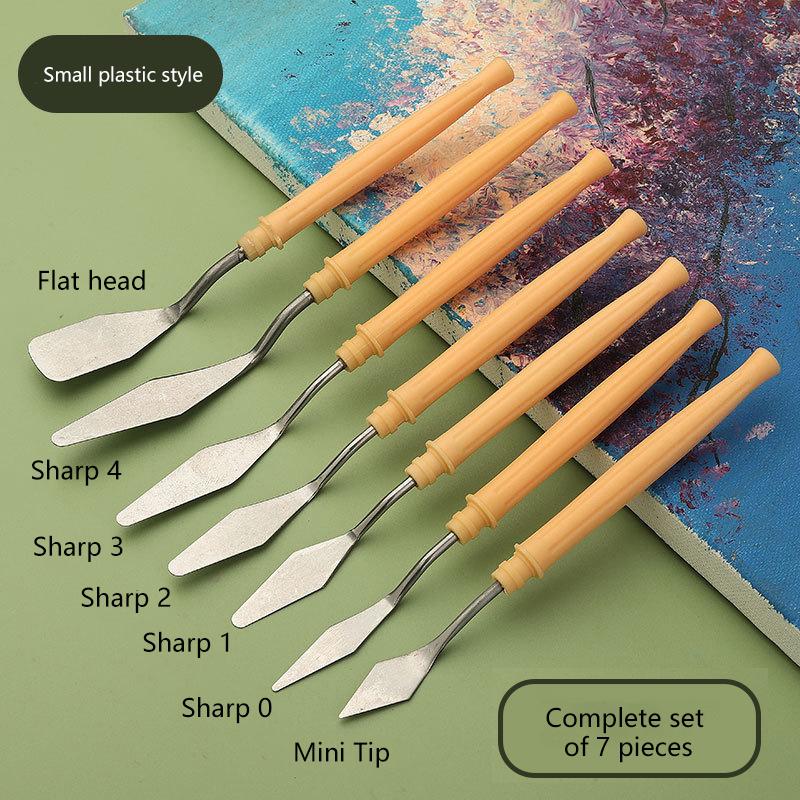 1Set Stainless Steel Oil Painting Scraper Set Oil Painting Mixing Scraper Art Drawing Supplies Artist Drawing Palette Knives A1
1Set Stainless Steel Oil Painting Scraper Set Oil Painting Mixing Scraper Art Drawing Supplies Artist Drawing Palette Knives A1