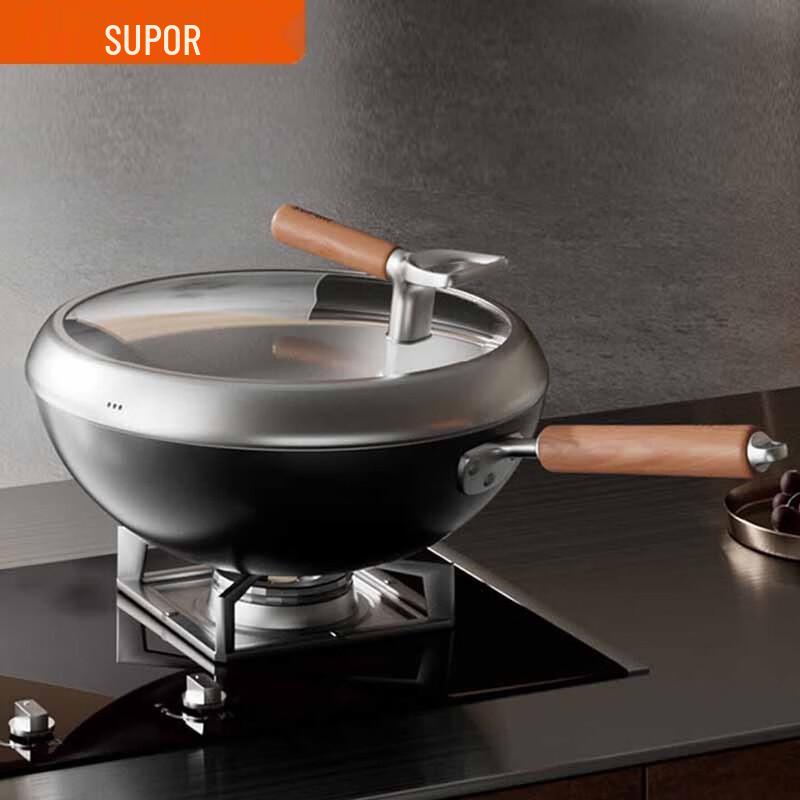 SUPOR Titanium Alloy Non-stick Wok
SUPOR Titanium Alloy Non-stick Wok