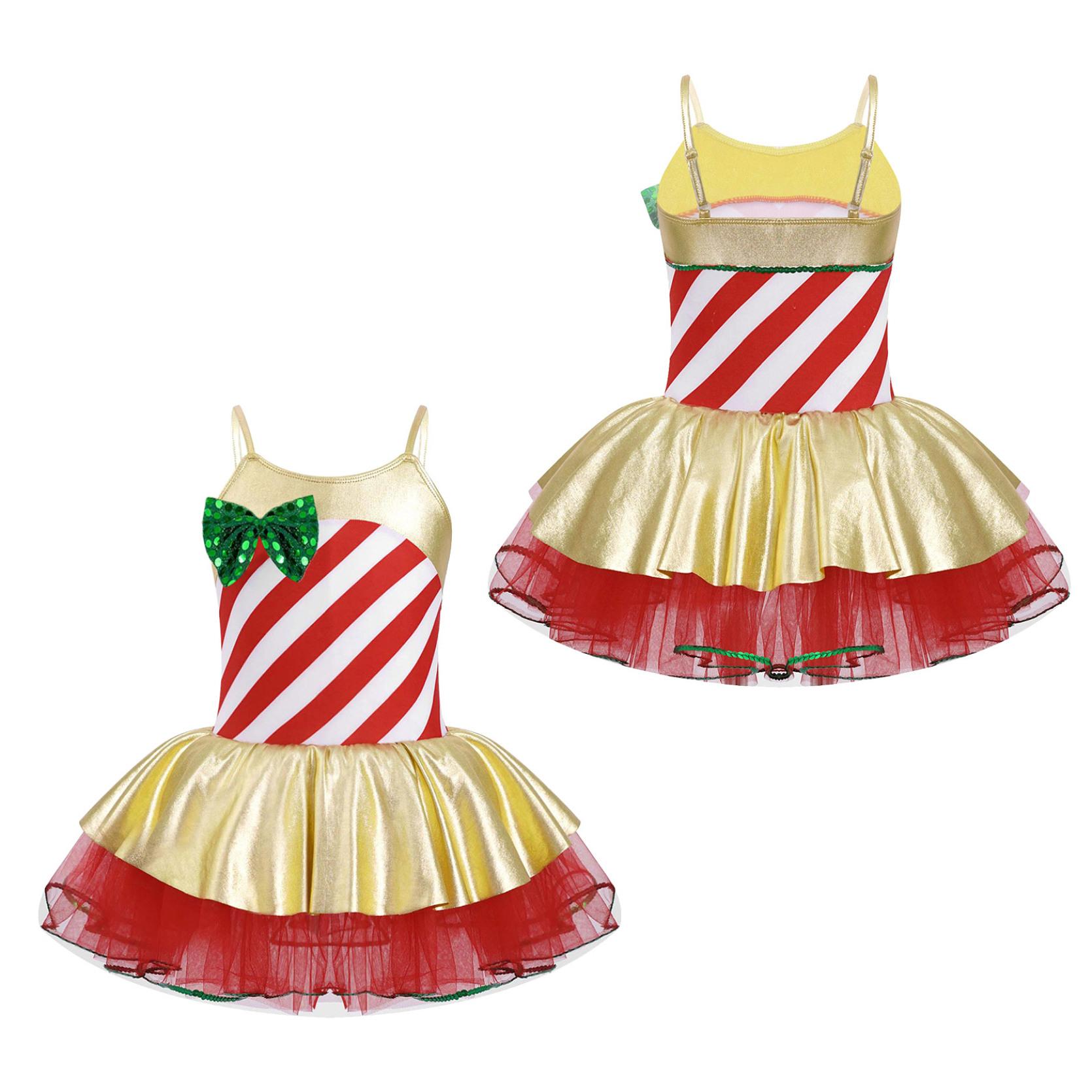 Детский рождественский костюм без рукавов в полоску с принтом и блестками, украшенная танцевальная одежда, трико-пачка для девочек, платье-пачка 3-4 Years красный
Детский рождественский костюм без рукавов в полоску с принтом и блестками, украшенная танцевальная одежда, трико-пачка для девочек, платье-пачка 3-4 Years красный