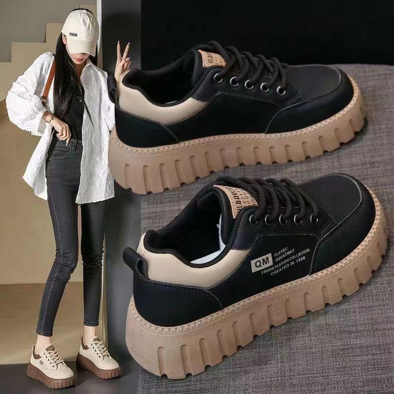 Retro thick-soled non-slip casual leather surface casual little white shoes women s 2025 spring and autumn new versatile casual dad shoes 41
Retro thick-soled non-slip casual leather surface casual little white shoes women s 2025 spring and autumn new versatile casual dad shoes 41