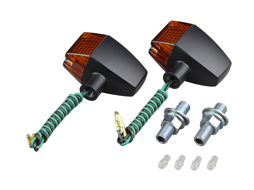POSH FAITH Motorcycle Accessories Turn Signal Classic Slim Sharp Type Single Bulb Not 2 Pieces M10 Black Lens & (Bulb Included) Body/Orange 095046-06
POSH FAITH Motorcycle Accessories Turn Signal Classic Slim Sharp Type Single Bulb Not 2 Pieces M10 Black Lens & (Bulb Included) Body/Orange 095046-06