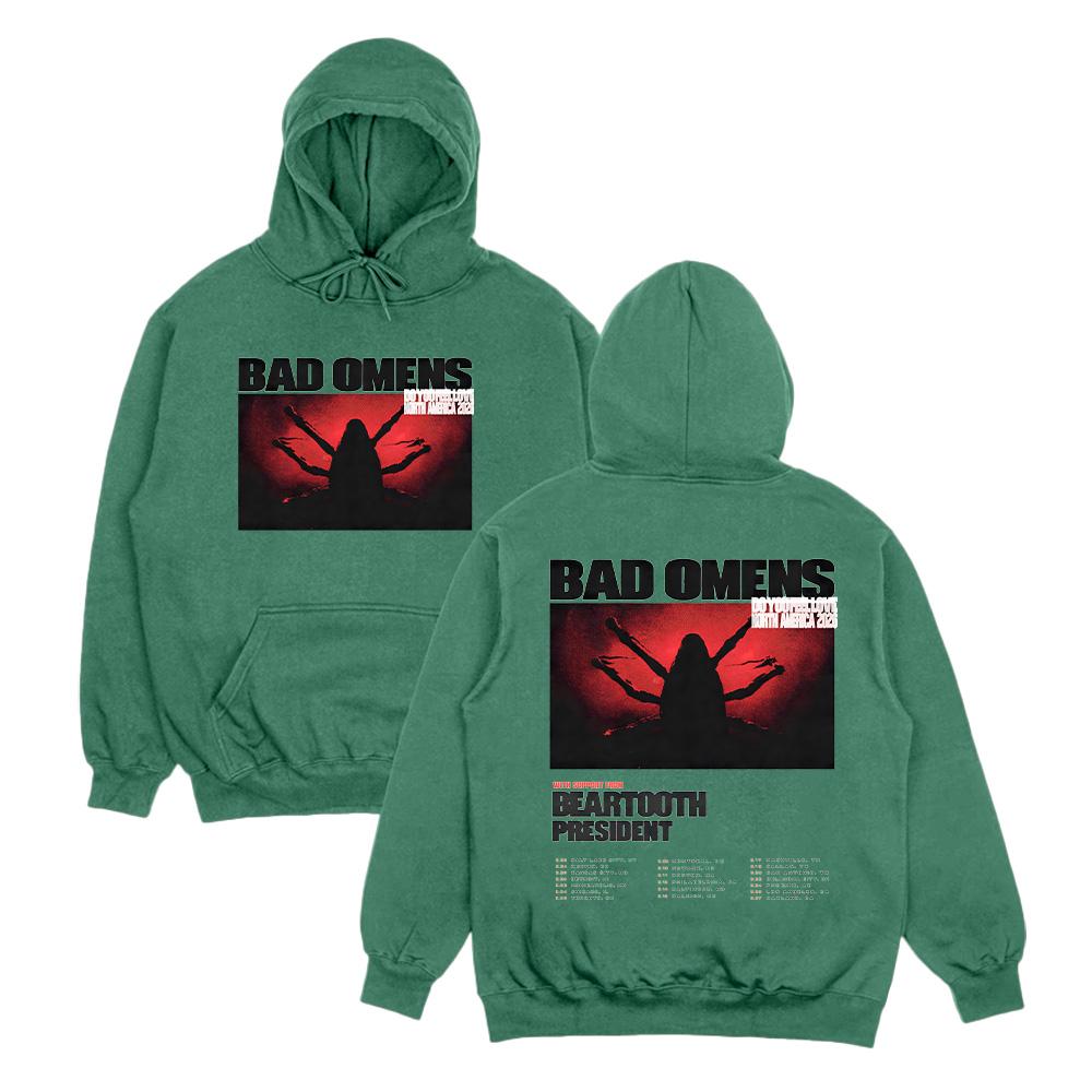 Bad Omens Do You Feel Love Tour Худі Чоловічі Жіночі Модні Флісові Толстовки Рок Панк Стиль Пуловери Трендові Універсальні L темно-зелений колір
Bad Omens Do You Feel Love Tour Худі Чоловічі Жіночі Модні Флісові Толстовки Рок Панк Стиль Пуловери Трендові Універсальні L темно-зелений колір