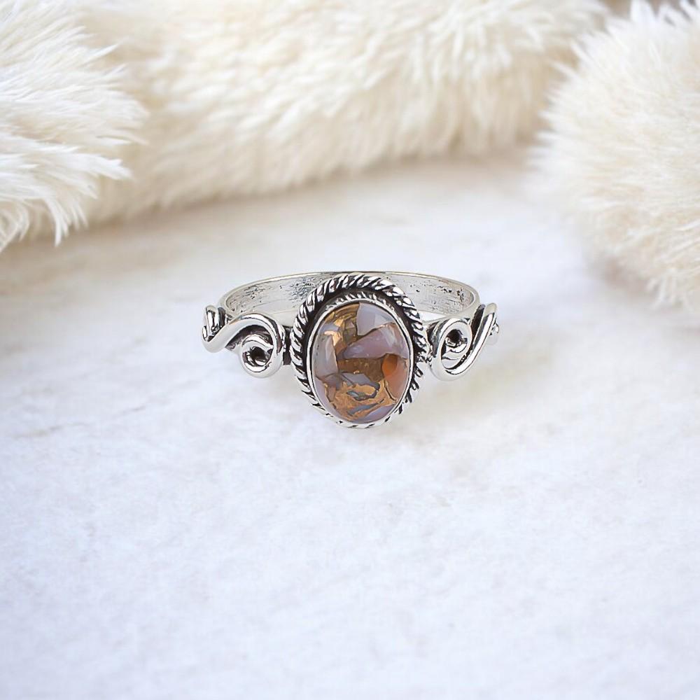 Natural Pink Opal Turquoise Gemstone 925 Sterling Silver Jewelry Handmade Ring RR-14-19 13
Natural Pink Opal Turquoise Gemstone 925 Sterling Silver Jewelry Handmade Ring RR-14-19 13