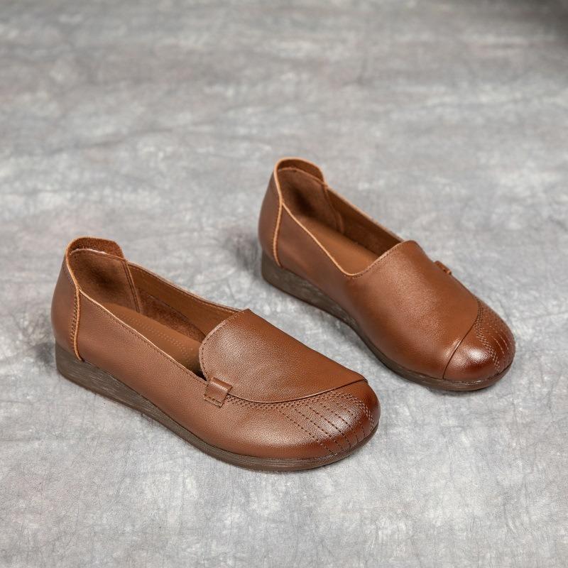 Високосный месяц новая весенняя повседневная обувь на плоской подошве одинарная женская из первого слоя коровьей кожи ретро закрывающая стопу удобная с мелким вырезом туфли для мамы 41 темно-коричневого
Високосный месяц новая весенняя повседневная обувь на плоской подошве одинарная женская из первого слоя коровьей кожи ретро закрывающая стопу удобная с мелким вырезом туфли для мамы 41 темно-коричневого